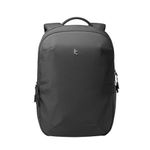 tomtoc Laptop Backpack Minimalist Daypack, UrbanEX-T65, A City Pack for Daily Commute Work, Water-resistant, Cordura Ballistic Nylon, 20L Fits 15.6-inch Notebook, Black