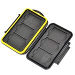 JJC Sturdy and Rigid Memory Card Storage Case fits 6 x XQD CFexpress Type B Cards