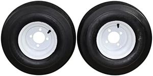 18x8.50-8 with 8x7 White Assembly for Golf Cart and Lawn Mower (Set of 2)