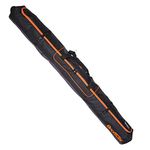 Sportube Sportube Traveler Single Ski Bag, Black/Orange