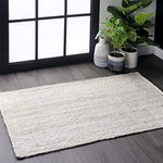 NuLOOM Rigo Hand Woven Farmhouse Jute Accent Rug, 2' 3" x 4', Off-White