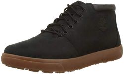 Timberland Men's Ashwood Park Wp Leather Chukka Sneaker, Black, 9 UK