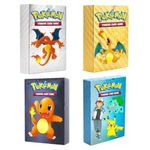 Pokemon Cards Pack 40 Pcs Playing Card Game for Collectible | All Rare Series V Max GX High HP Collection | 10 Gold 10 Silver 10 Black 10 Rainbow Special Edition Set | Ages 14+ (40 Pcs Cards)