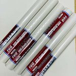 Erfurt Red Label Lining Paper 1400 Grade Single 10m Roll Quality White Plain Wallpaper Available in Pack of 4, 5, 6, 8 (6, White)