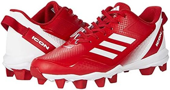adidas Icon 7 Md Chaussures de baseball pour homme, Team Power Rouge/Blanc/Blanc, 15