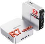 GEEKOM A6 Mini PC Windows 11 Pro, with AMD Ryzen 7 6800H (Beats 7640HS), 1TB SSD, DDR5 16GB High Speed RAM (Up to 96GB), Dual USB4.0 & Dual HDMI Quad Display for Video Editing/Gaming/Graphic Design