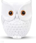 Compatible with Amazon Echo Dot 2nd/3rd/4th/Echo Dot 5/Google Home Mini Owl Holder Desktop Stand Holder Accessories with Integrated Cable Management, No Screws Required, Speaker Rack (White)