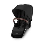 Cybex Gazelle S 2 Second Seat – Moon Black with Brown Bumper Bar