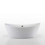 FREESTANDING Bathtub Modern Design Bath TUB Beverly 180 x 80 cm New