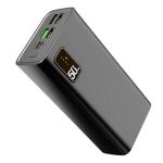 TOOSPON Power Bank 50000mAh,QC3.0 22.5W & USB C PD20W Fast Charge,Portable Charger, External Battery, 2 Input and 3 Output (QC & USB & Type C) for Mobile Phone, Camera, Pad, Headset etc