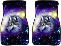 Showudesigns Wolf Galaxy Car Floor 