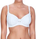 Freya Women's Standard Sundance Underwire Sweetheart Bikini Top, White, 32G