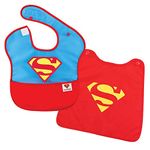 Bumkins DC Comics Super Bib with Cape, Superman, 6-24 Months by Bumkins