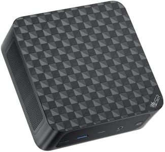 Beelink SER6 Mini PC, AMD Ryzen 9 6900HX(6nm, 8C/16T) up to 4.9GHz, Mini Computer 32GB DDR5 RAM 500GB M.2 NVME SSD, Desktop PC 4K@144Hz Triple Display, Mini Gaming Computer WiFi6/BT5.2/2.5Gbps/54W