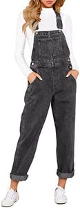 LookbookStore 90 Styles Clothing for Women Party Trendy Clothes for Women Baggy Overalls for Women Western Wear for Women 70s Costume for Women Jean Jumpsuit for Women Frost Gray Size L Size 12 14