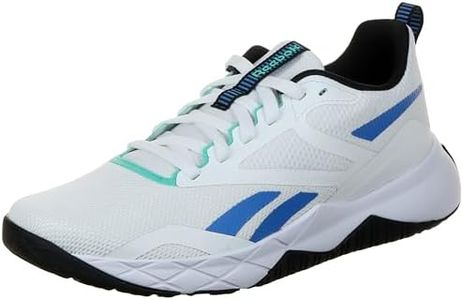 Reebok Men's Nfx Trainer Trainers, Footwear White Kinetic Blue Black, 9.5 US