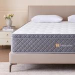 Single Mattress, HPLS 10.2 INCH Single Bed Mattress 3FTt Hybrid and Memory Foam Mattress for Back Pain Sleeper,Medium Firm Perfect and Sturdy Support - Ergonomic Orthopedic Mattress(90x190x26CM)