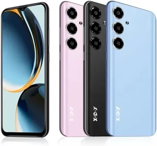 Xgody V50 Unlocked Cell Phones, 4GB+64GB ROM, 6.52'' HD Incell Screen Smartphone, Dual 4G LTE Unlock Android Phone, 13MP+5MP Camera, Face Unlock, 4500mAh Battery Mobile Phone (V50 2024, Bay)