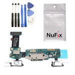 NuFix Replacement for Samsung Galaxy S5 Charging Port Flex Connector Board Module PCB Part Dock Connector USB Cable for Samsung Galaxy S5 SM-G900W8 SM-G900F SM-G900T G900W8 G900T G900F