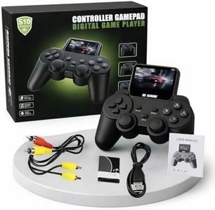 Wireless Plug & Play Retro Game Console – 520 Built-In Classic Games, 1–2 Player Support, Black