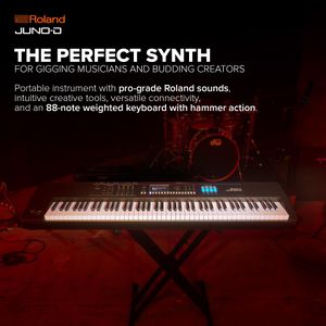 Roland JUNO-D8 88-Key Synthesizer Keyboard – Professional Digital Piano