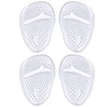 2Pairs Ball of Foot Cushions for High Heels, Women Metatarsal Pads Self Adhesive Gel Cushion Pads Reusable Forefoot Pads for Foot Pain Relief Reduce Forefoot Pressure