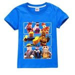 Thombase Boys Gamer T-Shirts Summer Tshirt Family Gaming Tops Tees for Boy Girl (blue3, 140)