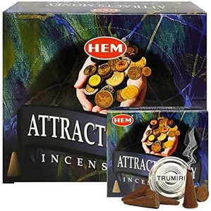 Attracts Money Incense Cones And Cone Incense Burner Bundle Insence Insense Hem Incense