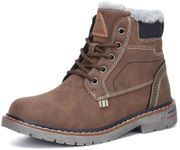 Mishansha Boys Girls Snow Boots Water Resistant Kids Winter Hiking Boots