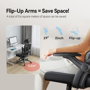 SIHOO Ergonomic Mesh Office Chair – Adjustable, Black