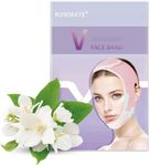 V Line Lifting Mask Chin strap for sleeping, V Line Lifting Mask for Women,Jaw Exerciser，Medium,Pink