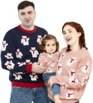 Simplee kids Ugly Christmas Sweater Family Matching Outfits for Women Men Unisex Party Sweaters Knitted Pullover