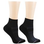 Dr. Motion Everyday Compression Sock, Black, 9-11