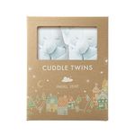 Angel Dear - Blue Elephant Cuddle Twins Set