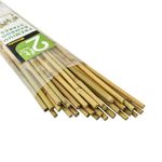 Mininfa Natural Bamboo Canes 2 Feet, Bamboo Stake, Eco-friendly Garden Stakes, Plant Stakes Supports Climbing for Tomatoes, Trees, Beans, 30 Pack