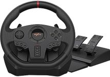 PXN V900 PC Gaming Racing Steering Wheel, Universal Usb Car Sim 270/900 degree Race Steering Wheel with Pedals for PS3, PS4, Xbox One, Nintendo Switch