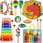 ZLWENA Kids Musical Instruments Woo