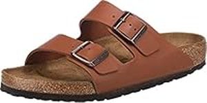 Birkenstock Unisex Arizona BS Leather Ginger Brown Sandals 7 UK