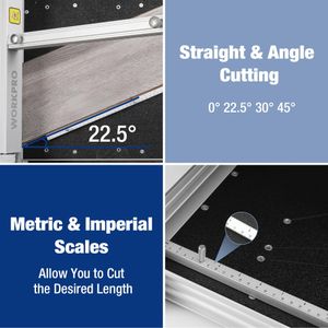 WORKPRO Laminate Floor Cutter – 340mm Manual Flooring Tool