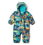 Columbia Unisex Kids Snuggly Bunny Bunting, Snowsuit Romper, Night Wave Riverside, Size 0/3