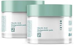 Belei Glycolic Acid Biodegradable Cleansing Pads, 2 x 60 Pads