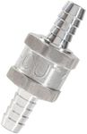 Aluminum Alloy Check Valve Mechanical Industry Check Valve Car One-Way Check Valve Anti-Backflow Valve(10mm 3/8")