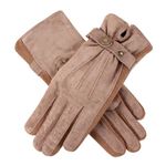 Dents Women's Laura Gloves, Oatmeal, Large