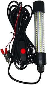 Perfeclan LED Submersible Fishing Light Underwater Fishes Finder Deep Drop Fishing, Prawns, Squid Attractive Lamp with 6m/20ft, Green