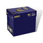 indigo A4 Paper 80gsm 1 Box 5 Reams (2500 Sheets) Professional Office Business Premium A4 White Paper High Whiteness 13kg a Box - Gold Standard