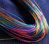 Get-Set-Go! 60pcs (RAINBOW Color Wires) Flexible Metal Wire (Easy to cut!) for Flower Making, Jewelry Making, Arts & Crafts. 27 inch length (60)
