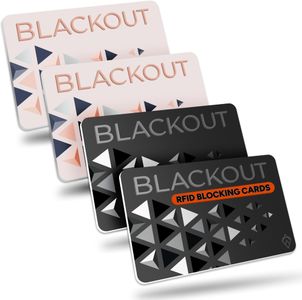 AKIELO RFID Blocking Card 4-Pack – Blackout Contactless Protection