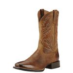 ARIAT Men's Sport Herdsman Western Boot, Powder Brown, 7