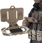 Tacticals Vest Chest Rig Phone Holder, Hands- Folded Phone Fixing Mount, Lightweight Smartphone Holster