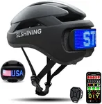 Adult Bike Helmet with LED Display,
